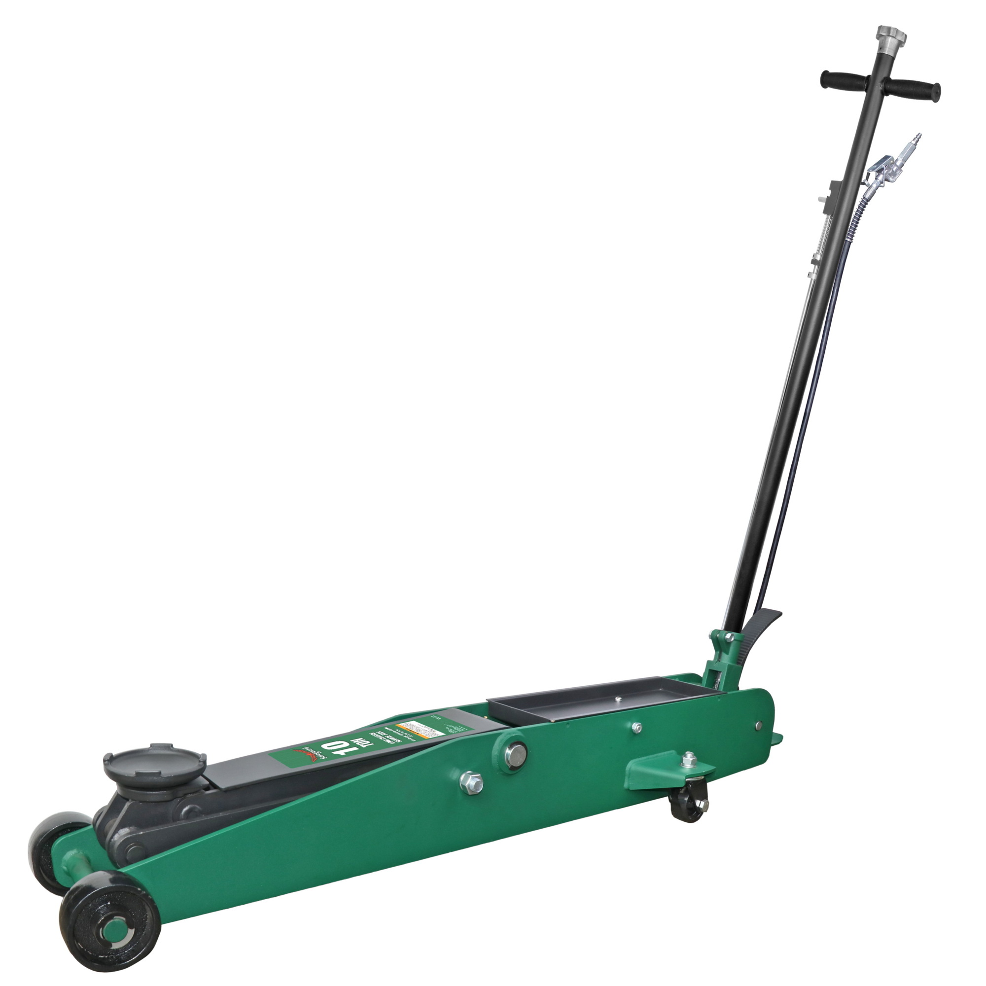 Safeguard 10 ton long chassis jack with air motor, #62106
